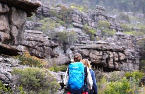 Two hikers in the grampians - Eco Walking Tour