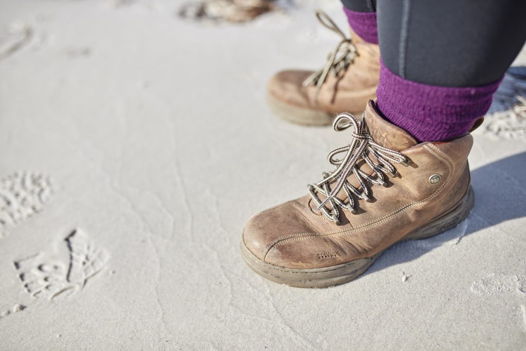 hiking boots and sand hoz_small | Park Trek