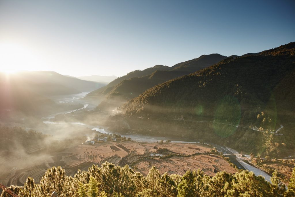 Punakha-Valley-Khamsum-Yulley-Namgyal-sunrise-_BSR9217 | Park Trek Bhutan walking tour