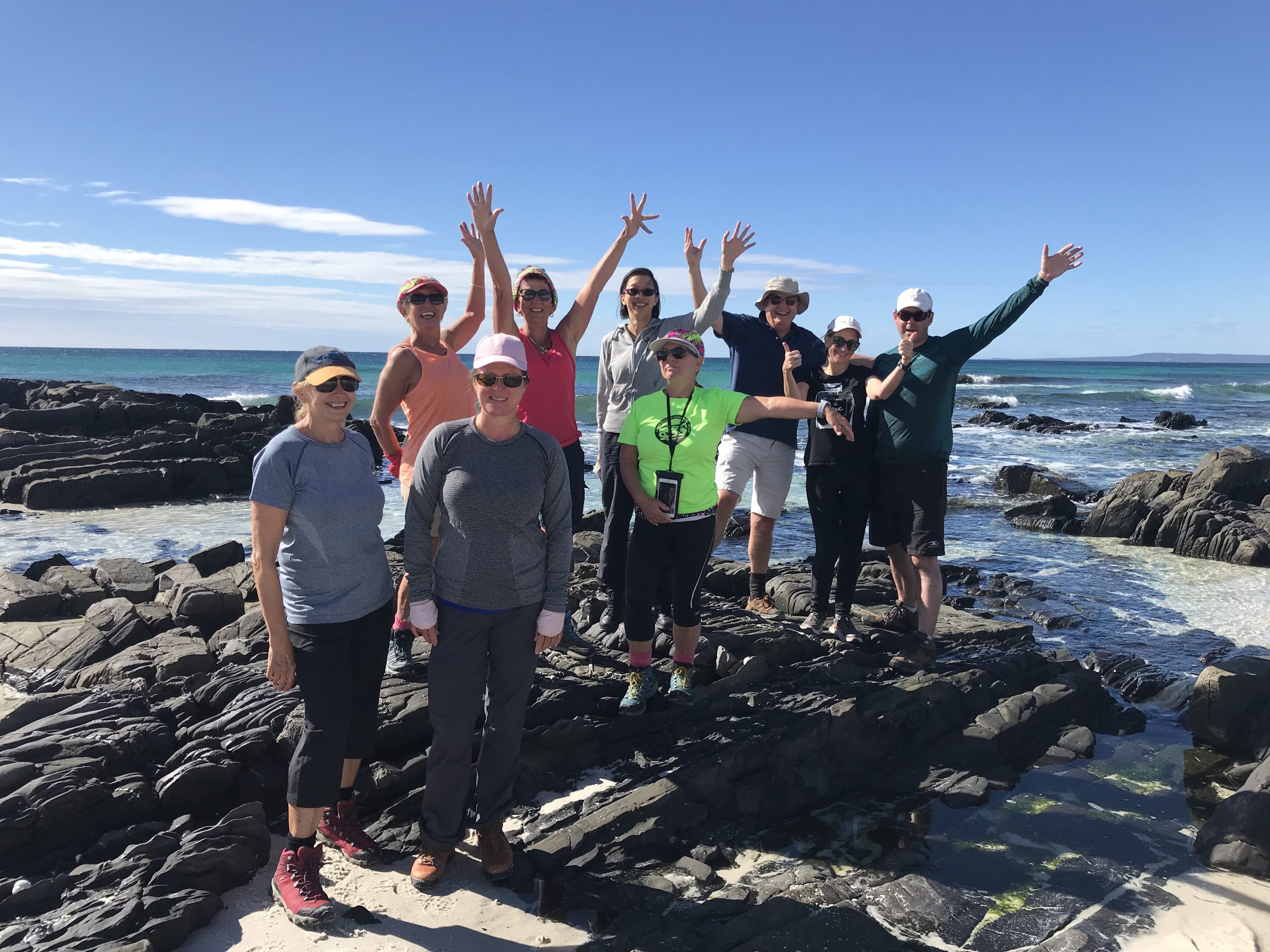 Happy Larapuna / Bay of Fires walking group