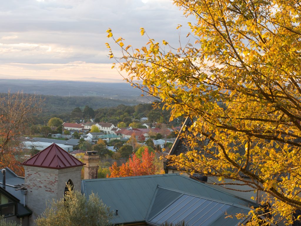 View of beautiful Daylesford | Park Trek Best Daylesford Goldfields Guided Walk