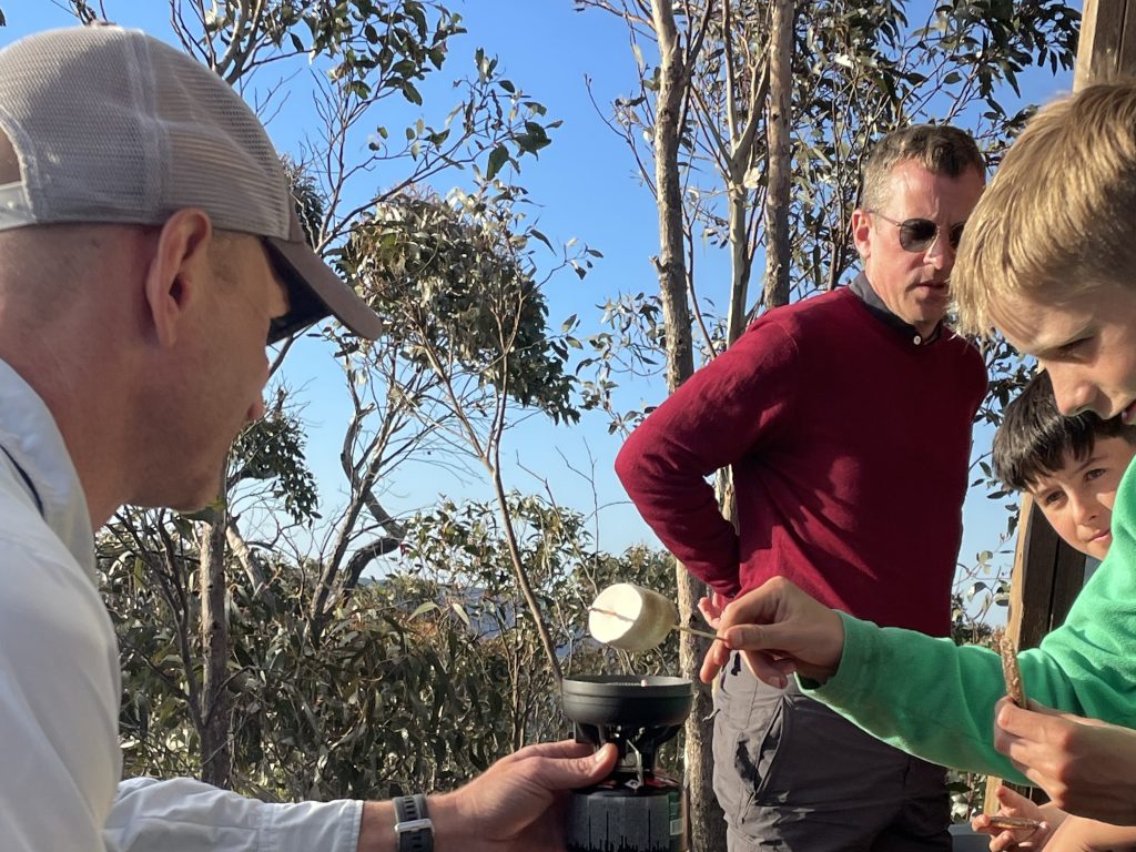 Cooking marshmallows was just one of the simple joys