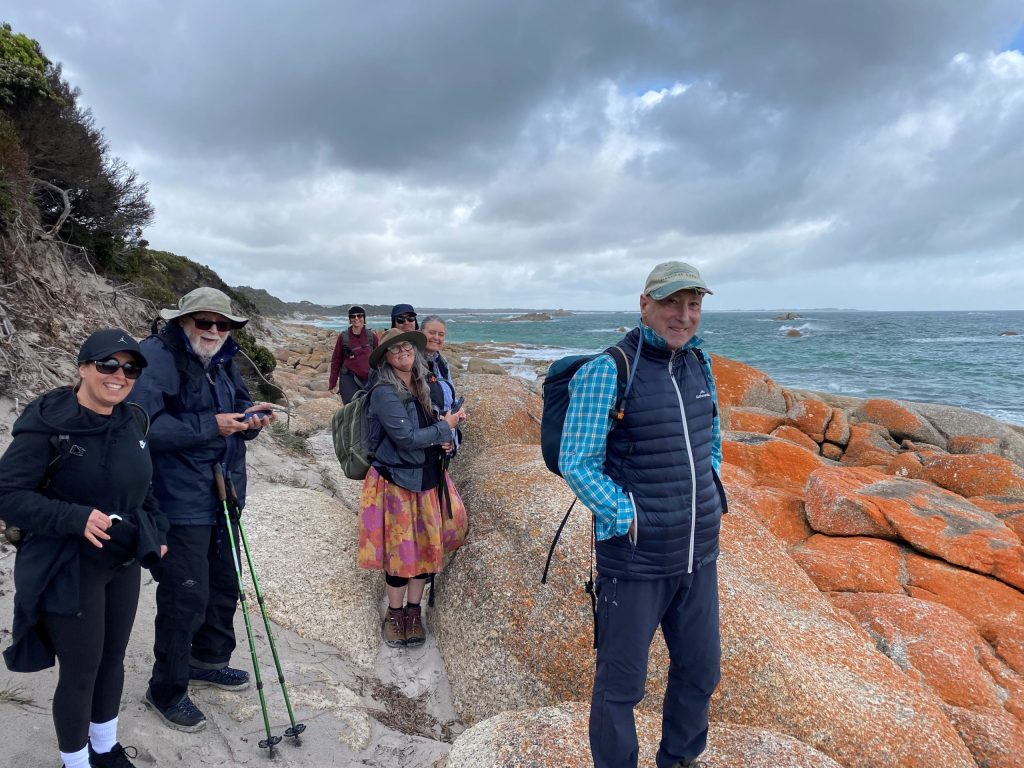 Happy Guests on the Bay of Fires Walk