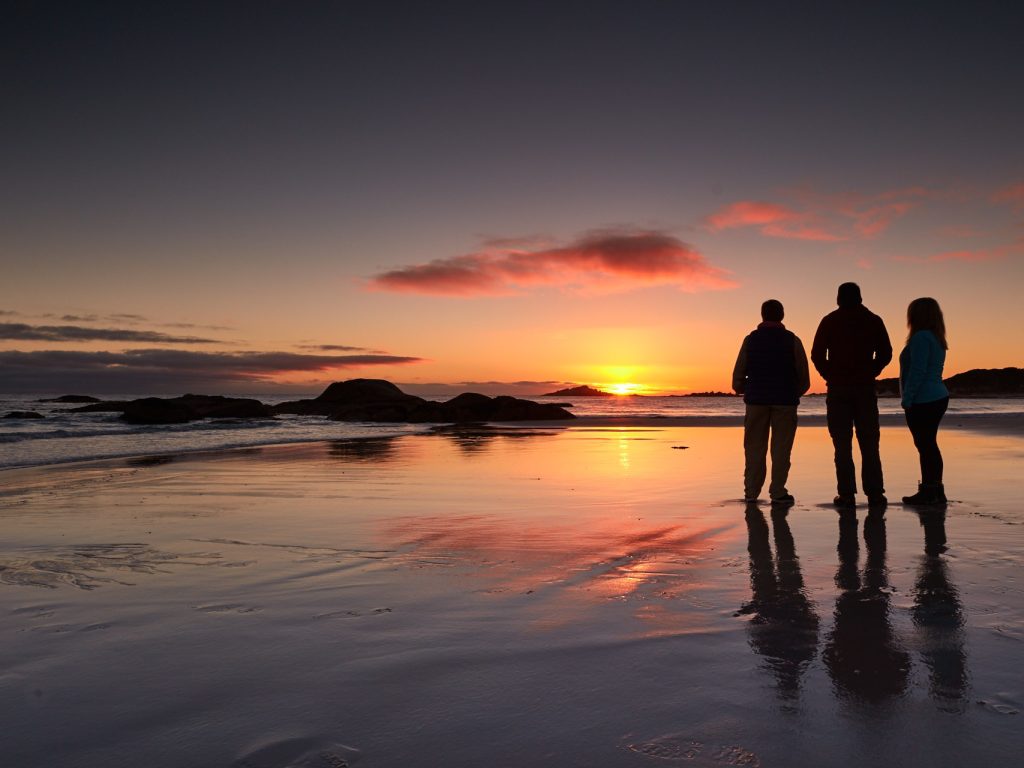 Sunset on the Bay of Fires