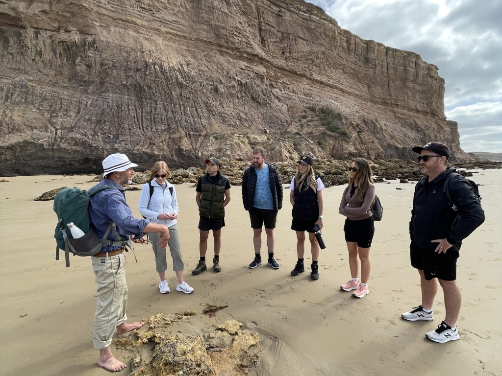 Corporate group on the Great Ocean Walk
