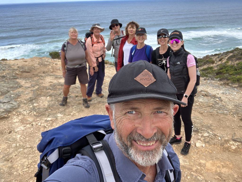 Happy Walkers On The Great Ocean Walk