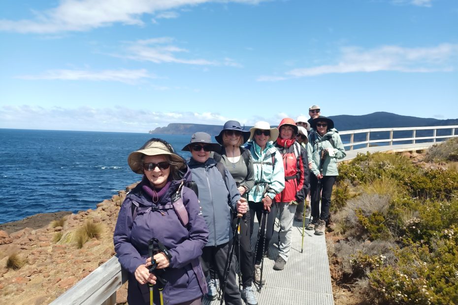 Happy Group on the Three Capes Track