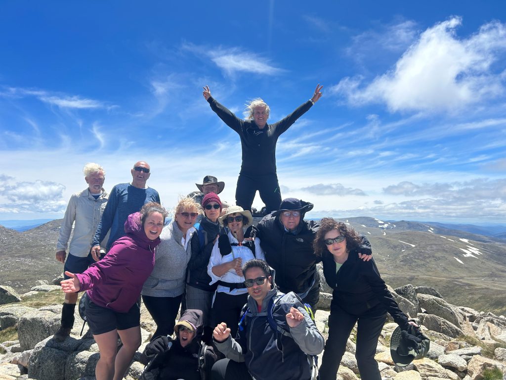 Summit Australia's highest mountain, Mt Kosciuszko | Park Trek Best Guided Walking Holidays in Australia